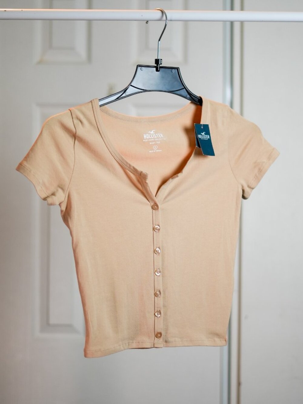 Hollister Peach Baby Tee